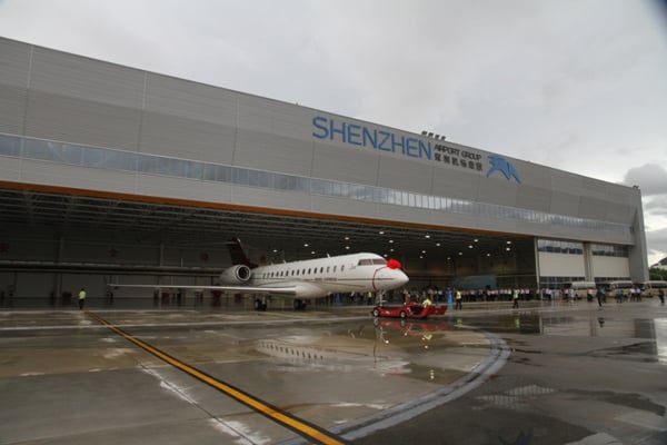深圳機場公務機候機樓（FBO樓）及機庫今日啟用 攝影：葉丹.JPG
